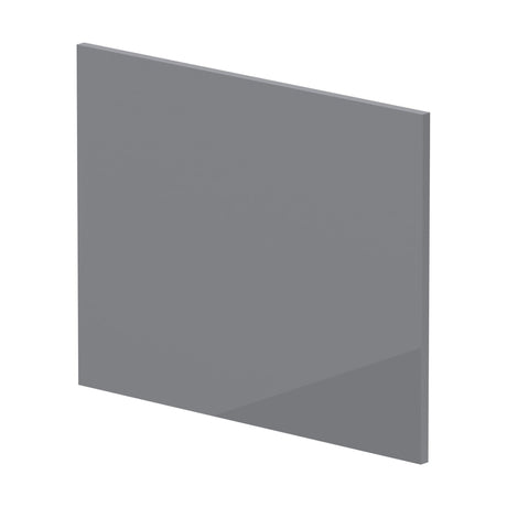 [BBPA1331] 700mm Square MDF Reversible Shower Bath - Gloss Cloud Grey - Cutout