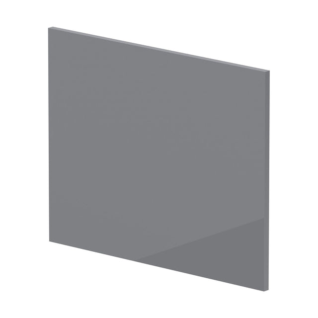 [BBPA1331] 700mm Square MDF Reversible Shower Bath - Gloss Cloud Grey - Cutout