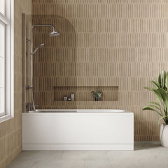 [BBPA139] Contemporary Straight Bath Acrylic Front Panel - Choice of Size