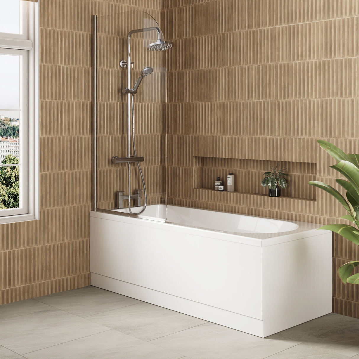 [BBPA139] Contemporary Acrylic Front Panel (1600mm) - Lifestyle 3