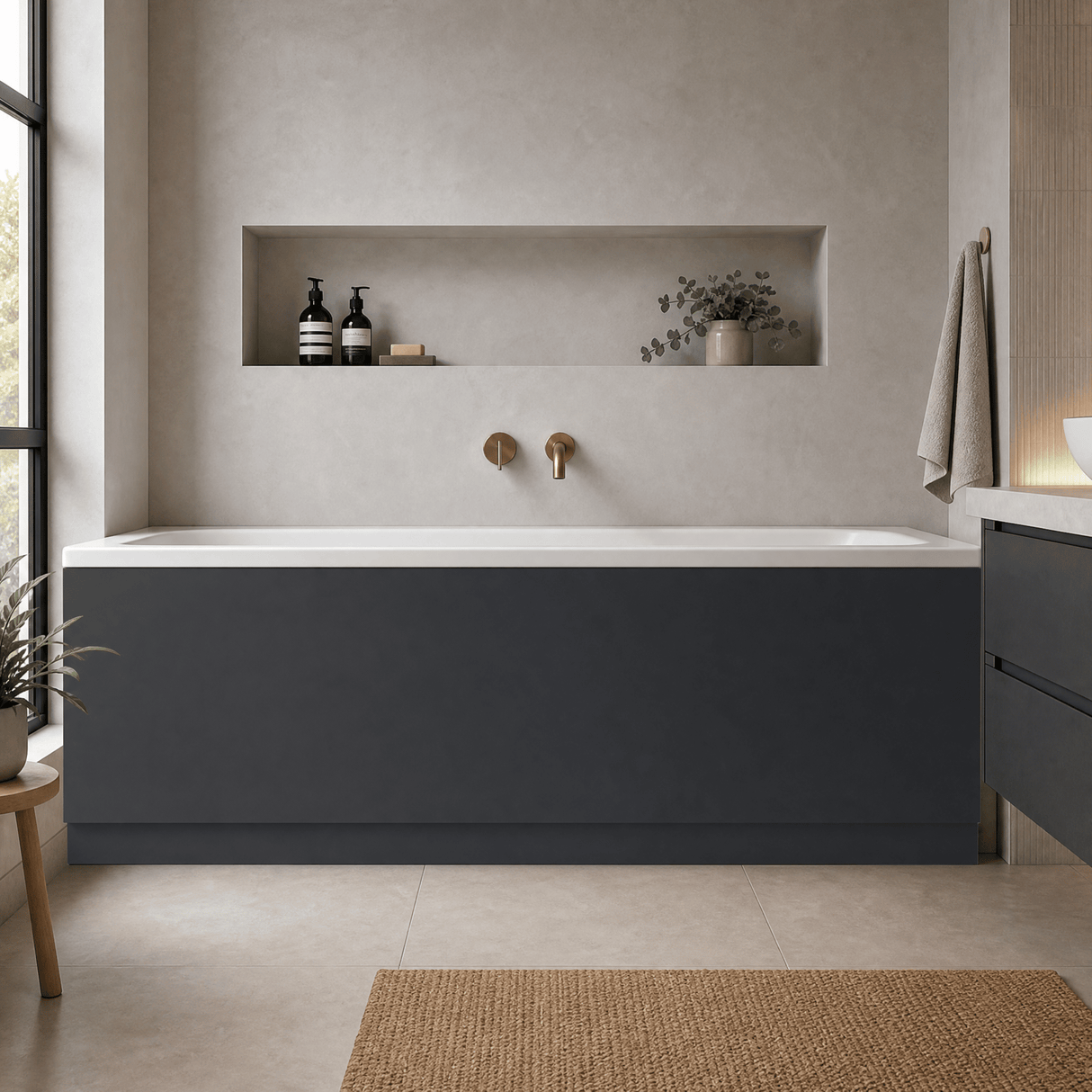 [BBPA1405] Straight Bath Front Panel Available - Choice of Size and Colour - Lifestyle 1