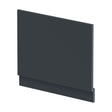 [BBPA1411] 700mm Bath MDF End Panel & Plinth - Dark Grey - Cutout