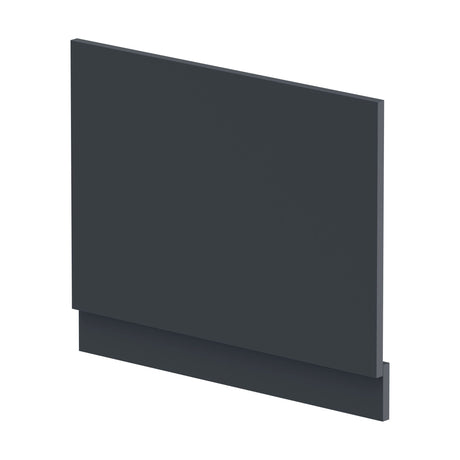[BBPA1411] 700mm Bath MDF End Panel & Plinth - Dark Grey - Cutout