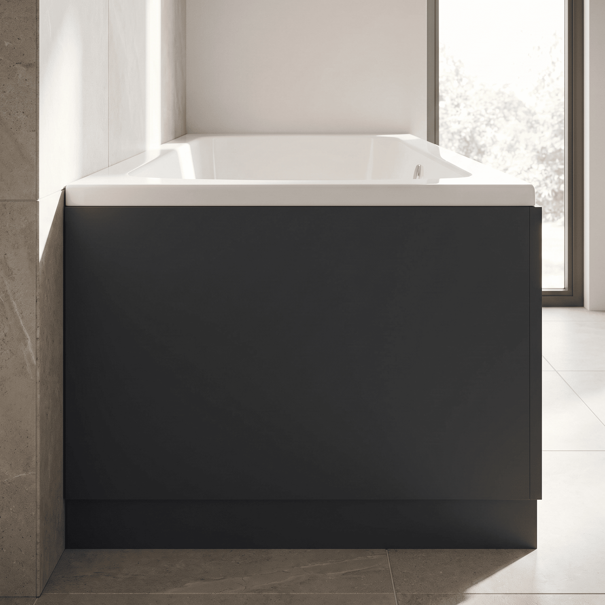 [BBPA1411] Straight Bath End Panel with Plinth - Choice of Size and Colour - Silo