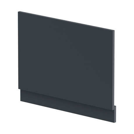 [BBPA1412] 750mm Bath MDF End Panel & Plinth - Dark Grey - Cutout