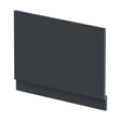 [BBPA1413] 800mm Bath MDF End Panel & Plinth - Dark Grey - Cutout