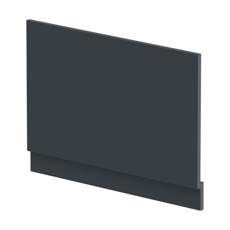 [BBPA1413] 800mm Bath MDF End Panel & Plinth - Dark Grey - Cutout