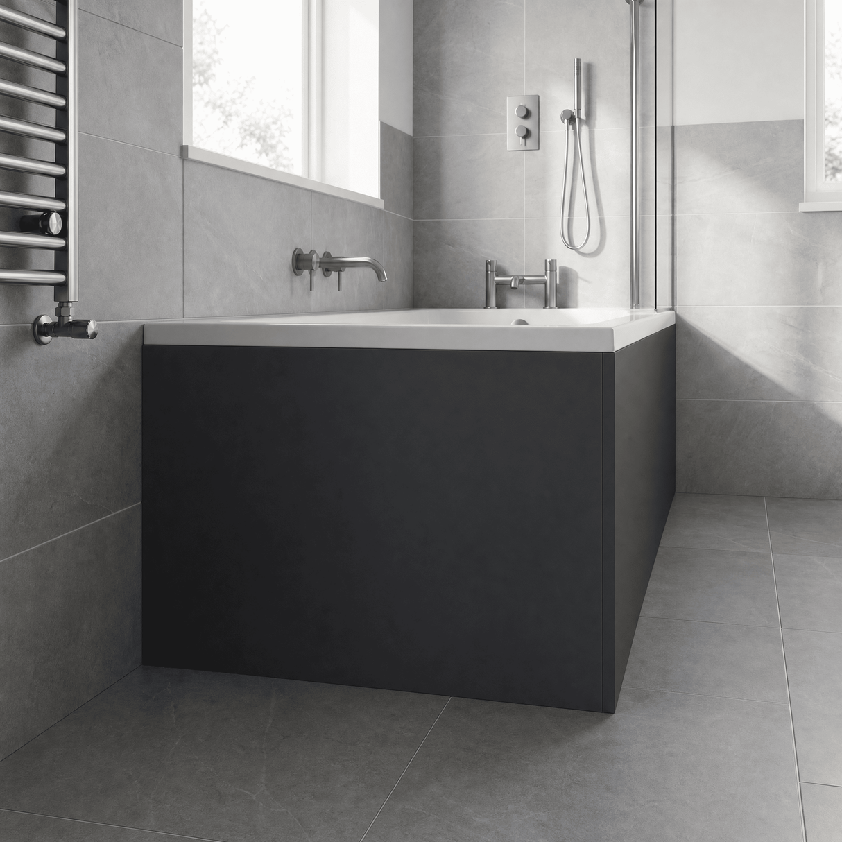 [BBPA1431] Contemporary 700mm Square Bath End Panel - Choice of Colour - Lifestyle 3