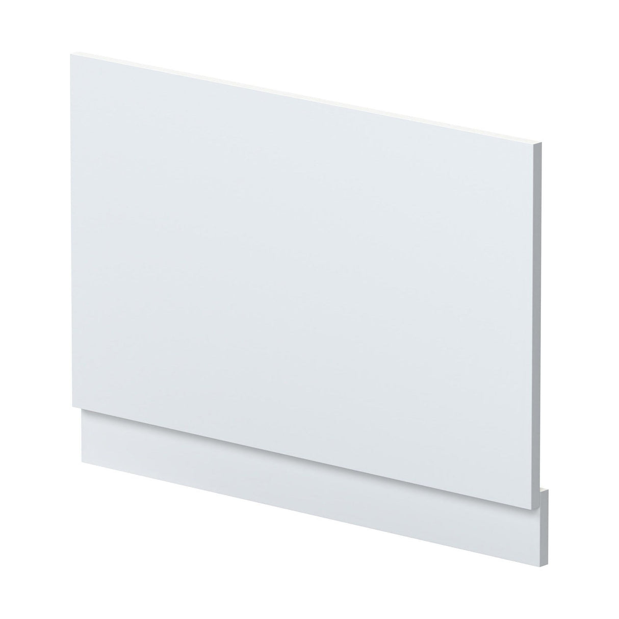 [BBPA172] 800mm Straight Reversible Bath End Panel & Plinth - Satin White - Cutout