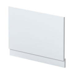 [BBPA172] 800mm Straight Reversible Bath End Panel & Plinth - Satin White - Cutout