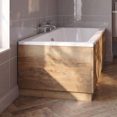 [BBPA1811] Straight Bath End Panel with Plinth - Choice of Size and Colour - Silo