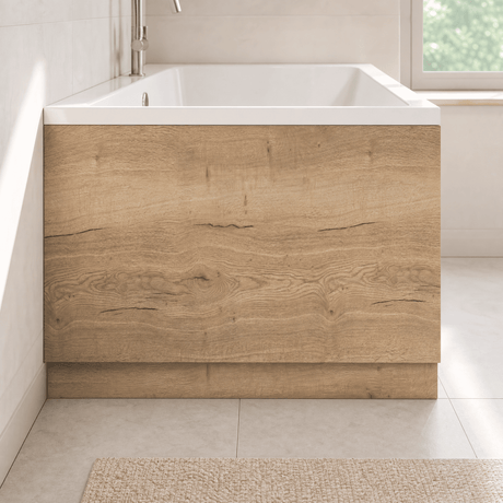 [BBPA1812] Straight Bath End Panel with Plinth - Choice of Size and Colour - Silo