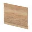 [BBPA1813] 800mm Edge/Power Straight End Bath Panel & Plinth - Textured Woodgrain Autumn Oak - Cutout