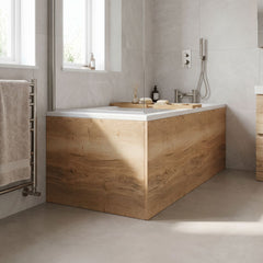 [BBPA1831] Contemporary 700mm Square Bath End Panel - Choice of Colour - Lifestyle 2