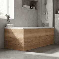 [BBPA1831] Contemporary 700mm Square Bath End Panel - Choice of Colour - Lifestyle 3