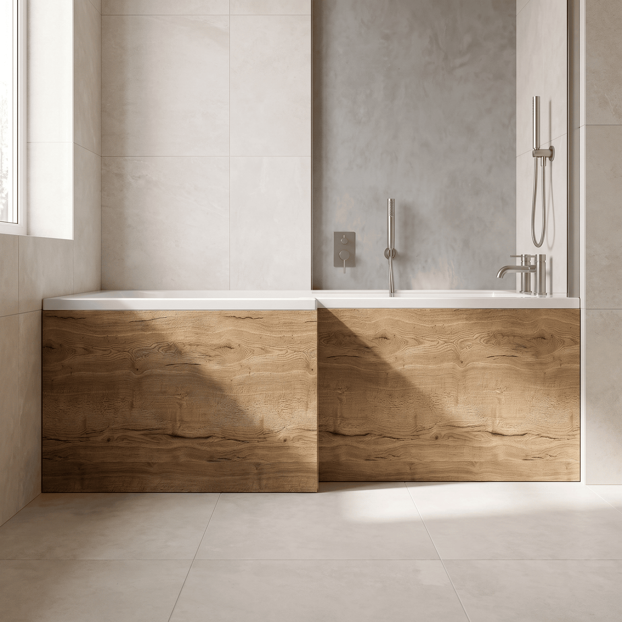 [BBPA1835] Chartley 1700mm Square Bath Front Panel - Choice of Colour - Lifestyle 1