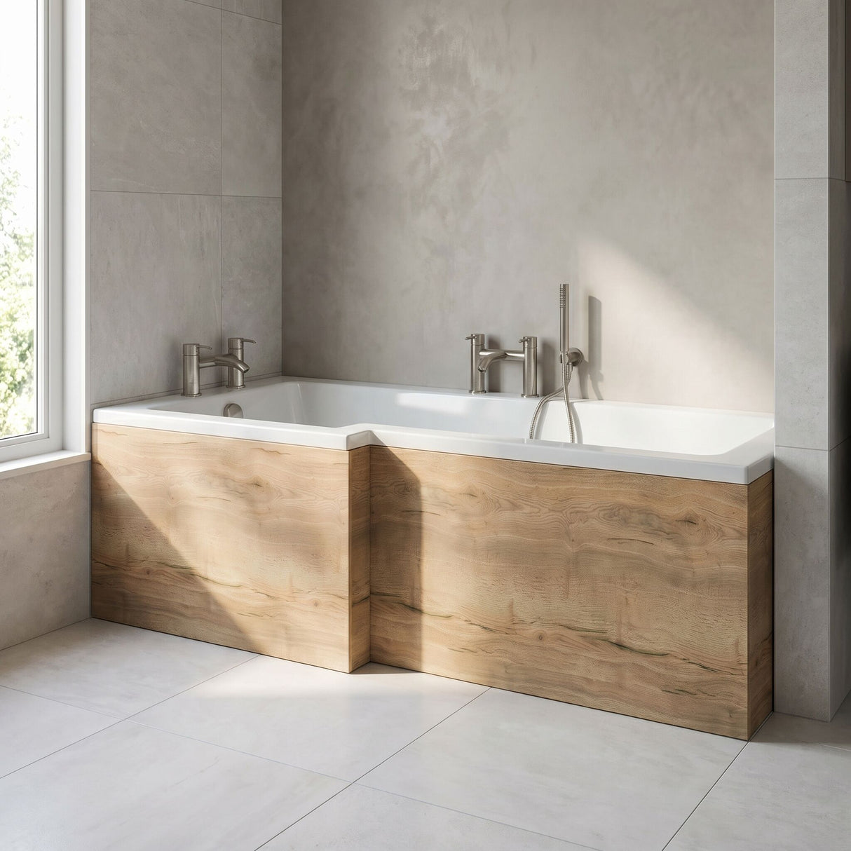 [BBPA1835] Chartley 1700mm Square Bath Front Panel - Choice of Colour - Lifestyle 2
