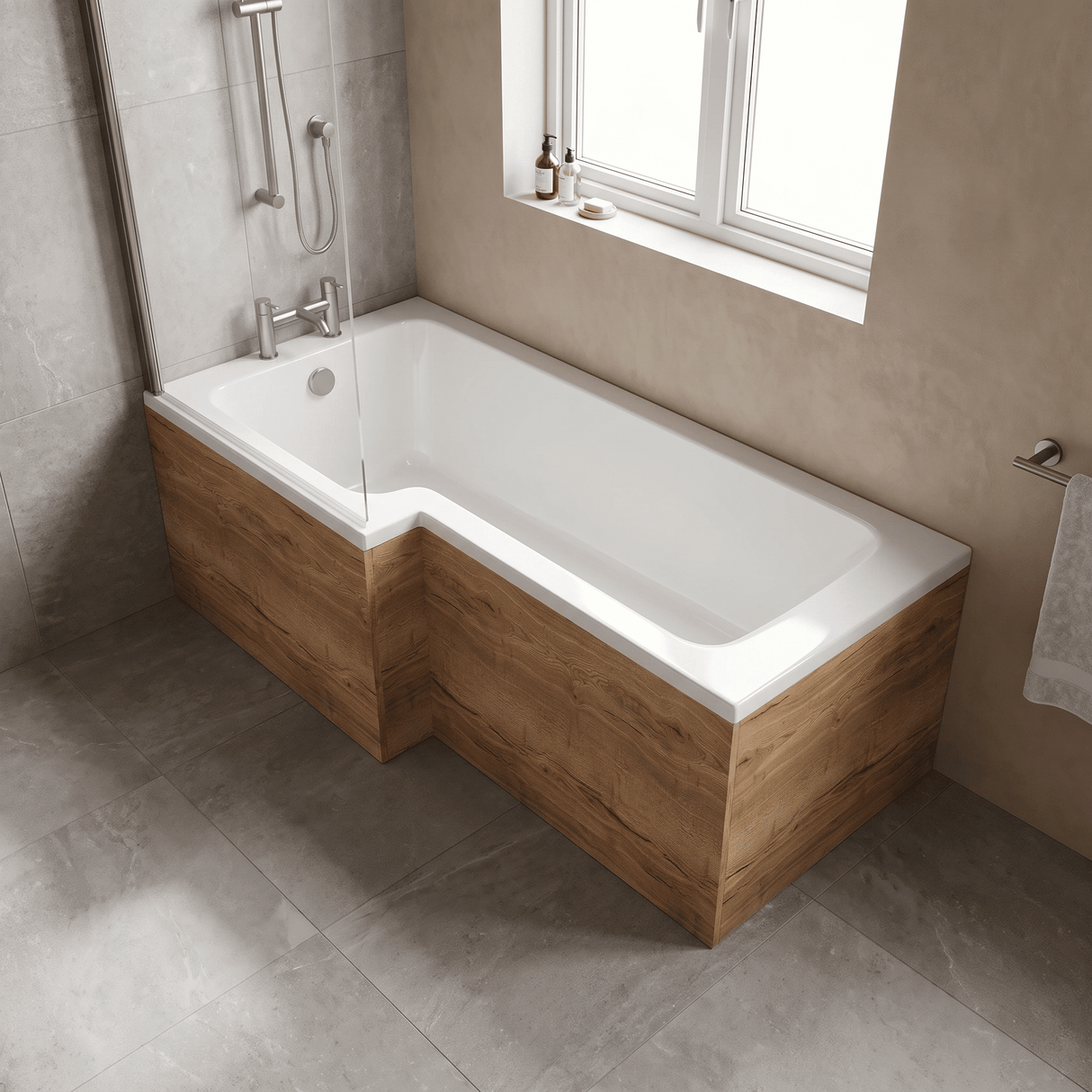 [BBPA1835] Chartley 1700mm Square Bath Front Panel - Choice of Colour - Lifestyle 3