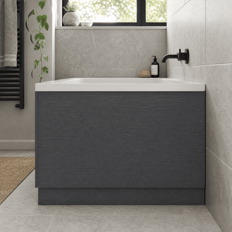 [BBPA2212] Straight Bath End Panel with Plinth - Choice of Size and Colour - Silo