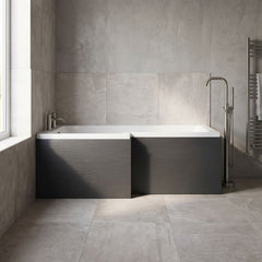 [BBPA2235] Chartley 1700mm Square Bath Front Panel - Choice of Colour - Lifestyle 1