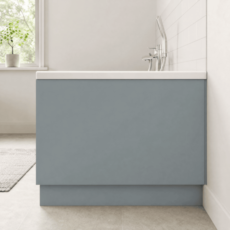 [BBPA2311] Straight Bath End Panel with Plinth - Choice of Size and Colour - Silo