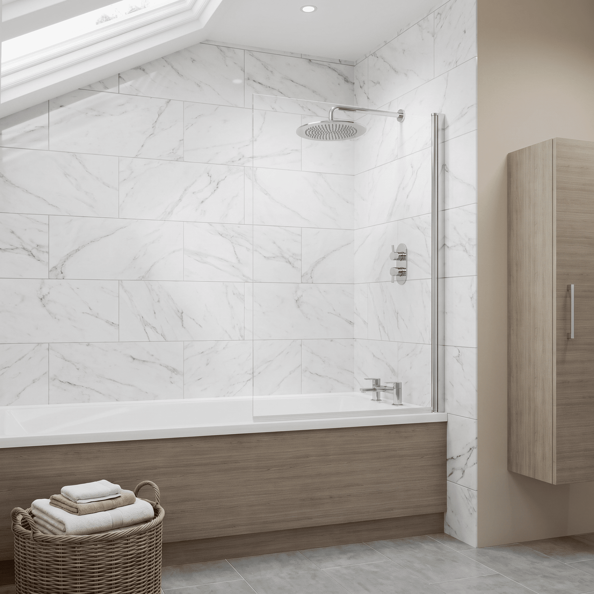 [BBPA2505] Straight Bath Front Panel Available - Choice of Size and Colour - Lifestyle 1