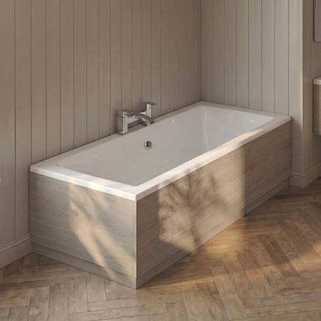 [BBPA2512] Straight Bath End Panel with Plinth - Choice of Size and Colour - Silo
