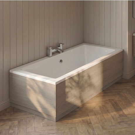 [BBPA2513] Straight Bath End Panel with Plinth - Choice of Size and Colour - Silo