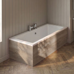 [BBPA2531] Contemporary 700mm Square Bath End Panel - Choice of Colour - Silo