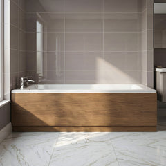 [BBPA2707] 1800mm Straight Bath Front Panel and Plinth - Antique Oak - Silo