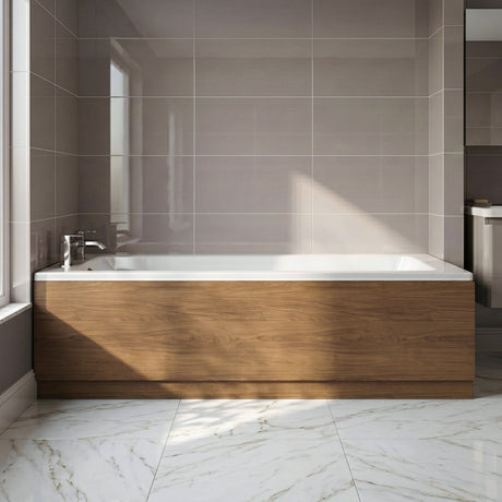 [BBPA2707] 1800mm Straight Bath Front Panel and Plinth - Antique Oak - Silo