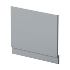 [BBPA270] 700mm Straight Reversible Bath End Panel & Plinth - Satin Grey - Cutout