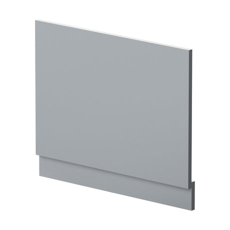 [BBPA270] 700mm Straight Reversible Bath End Panel & Plinth - Satin Grey - Cutout