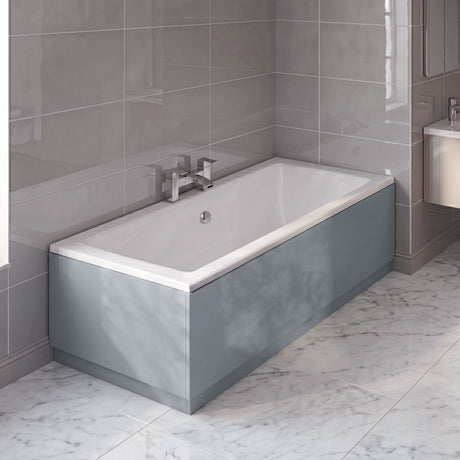 [BBPA270] Straight Bath End Panel with Plinth - Choice of Size and Colour - Silo