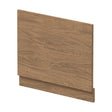 [BBPA2711] 700mm Straight Bath End Panel and Plinth - Antique Oak - Cutout