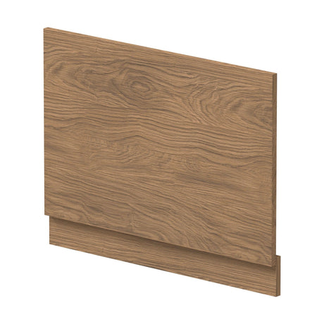 [BBPA2712] 750mm Straight Bath End Panel and Plinth - Antique Oak - Cutout