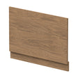 [BBPA2713] 800mm Straight Bath End Panel and Plinth - Antique Oak - Cutout