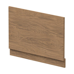 [BBPA2713] 800mm Straight Bath End Panel and Plinth - Antique Oak - Cutout