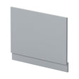 [BBPA271] 750mm Straight Reversible Bath End Panel & Plinth - Satin Grey - Cutout
