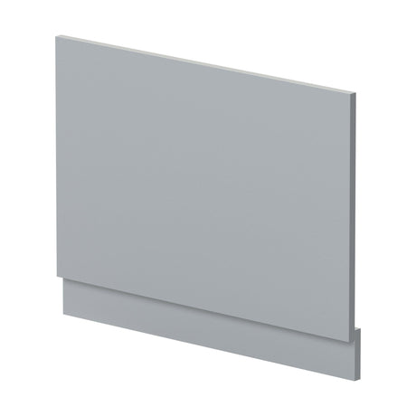 [BBPA271] 750mm Straight Reversible Bath End Panel & Plinth - Satin Grey - Cutout