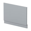[BBPA272] 800mm Straight Reversible Bath End Panel & Plinth - Satin Grey - Cutout