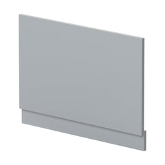 [BBPA272] 800mm Straight Reversible Bath End Panel & Plinth - Satin Grey - Cutout