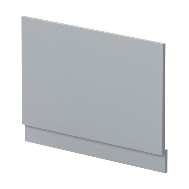 [BBPA272] 800mm Straight Reversible Bath End Panel & Plinth - Satin Grey - Cutout