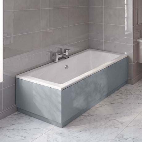 [BBPA272] Straight Bath End Panel with Plinth - Choice of Size and Colour - Silo
