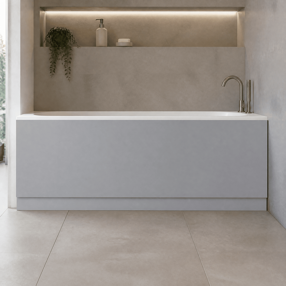 [BBPA277] Straight Bath Front Panel Available - Choice of Size and Colour - Lifestyle 1