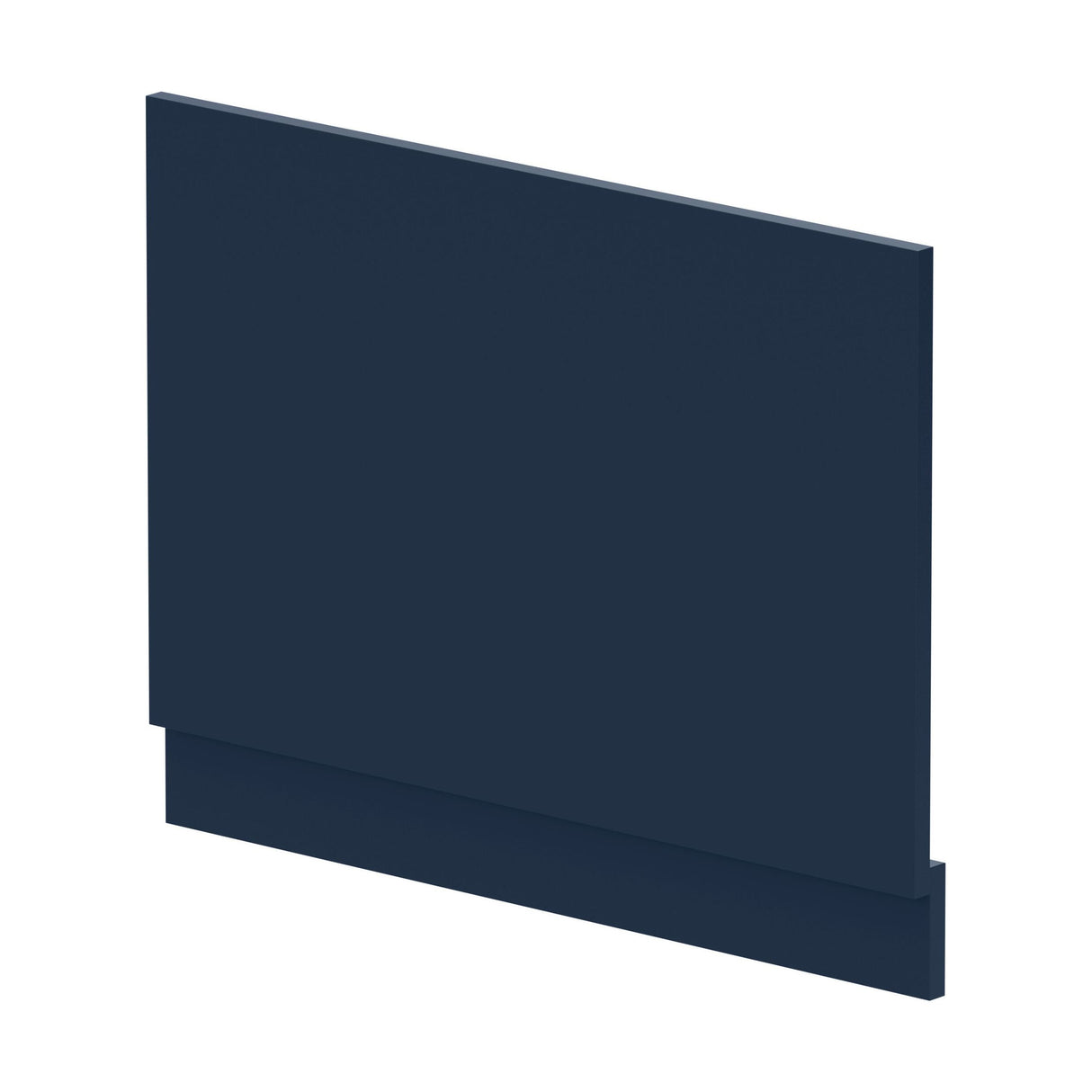 [BBPA2912] 750mm Edge/Power Straight End Bath Panel & Plinth - Matt Midnight Blue - Cutout