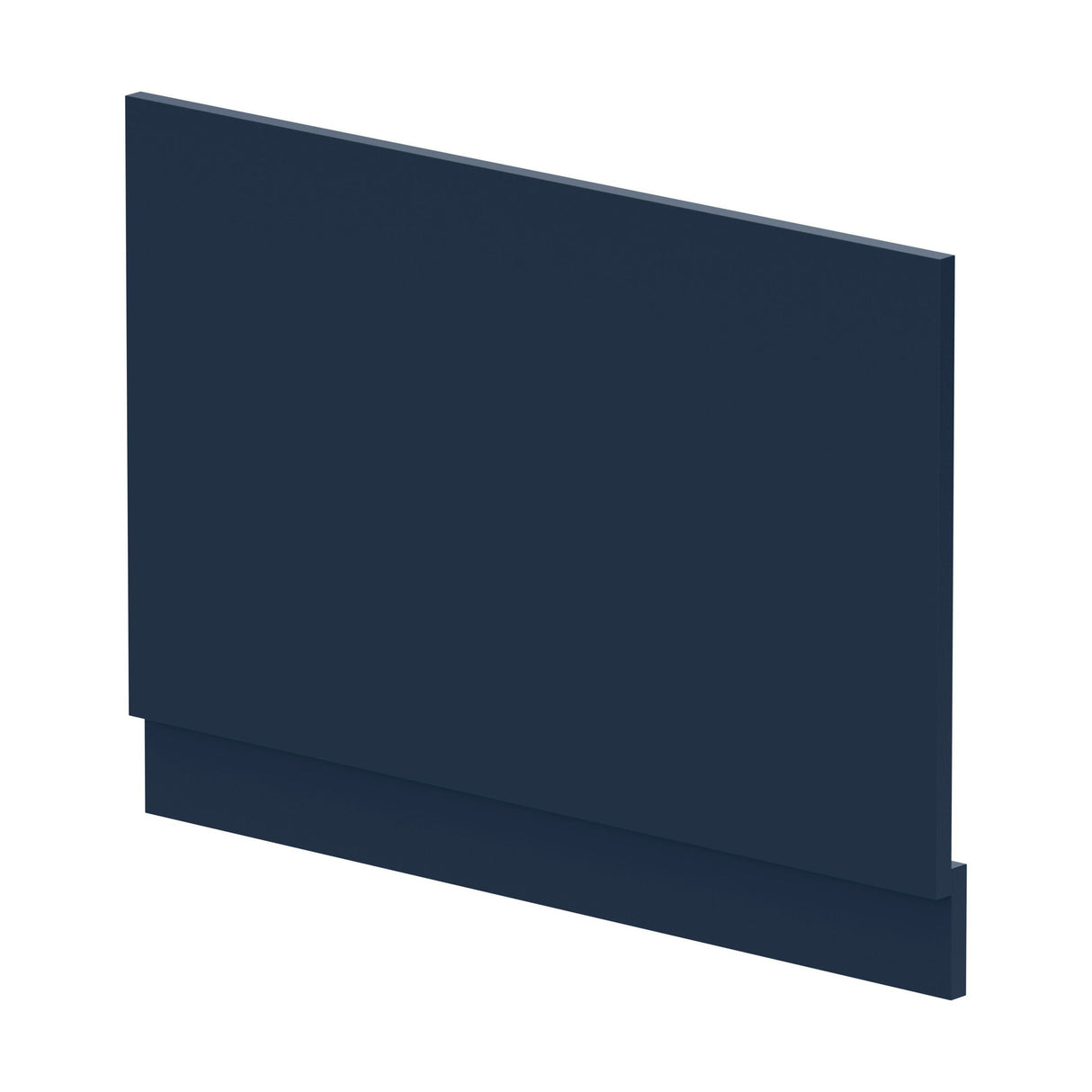 [BBPA2913] 800mm Edge/Power Straight End Bath Panel & Plinth - Matt Midnight Blue - Cutout