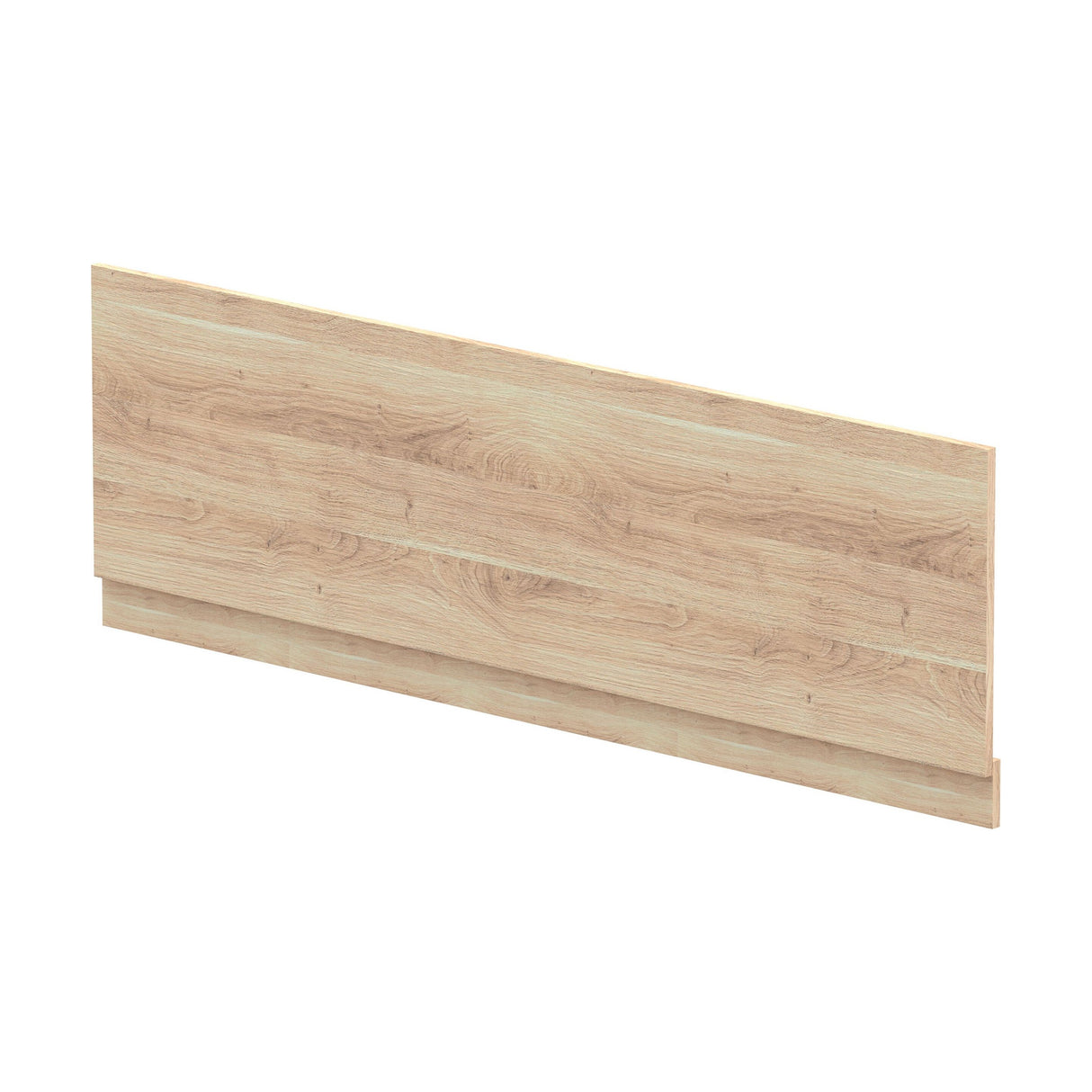 [BBPA3005] 1700mm Straight Bath Front Panel and Plinth - Bleached Oak - Cutout