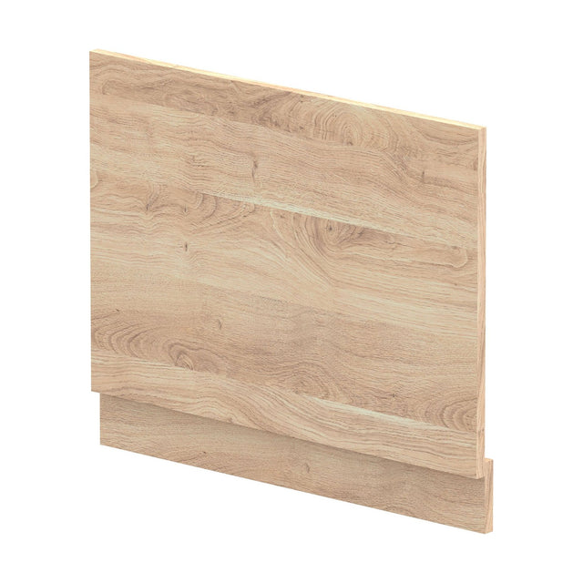[BBPA3011] 700mm Straight Bath End Panel and Plinth - Bleached Oak - Cutout