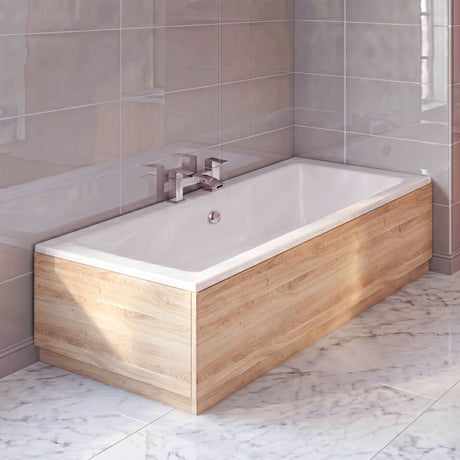 [BBPA3013] Straight Bath End Panel with Plinth - Choice of Size and Colour - Silo